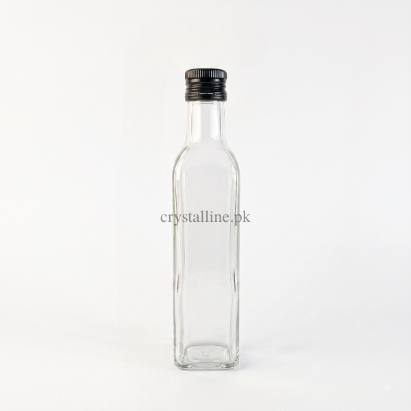 Square Glass Bottle 275ml 275ml